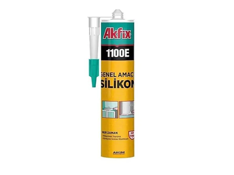 AKFIX SILIKON 280 GR ANTRASİT GRİ(24)