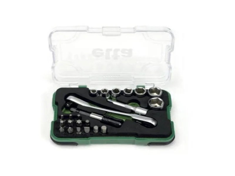 ELTA 1/4 CIRCIRLI LOKMA ANAHTAR VE BİTS SET 23 PRÇ