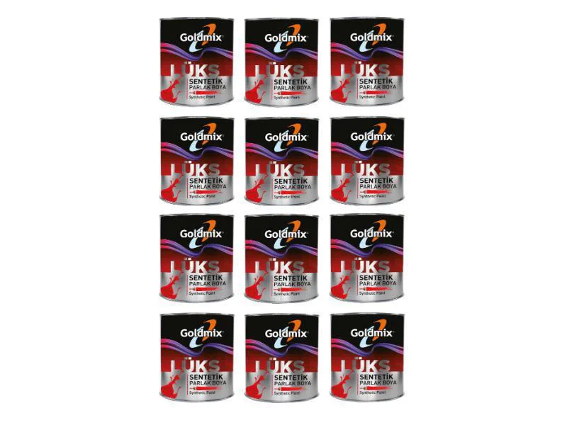 GOLDMIX SENTETIK BOYA 1/2 GRİ(12)