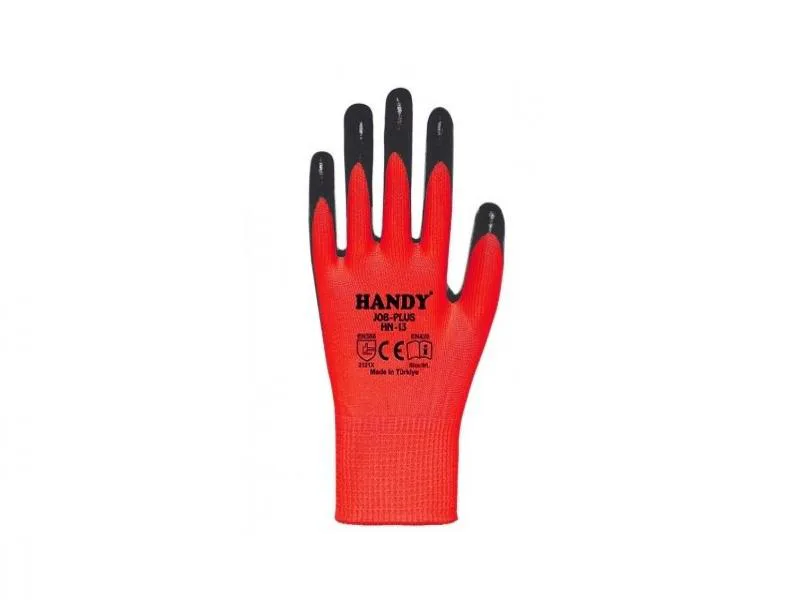 HANDY KIRMIZI-SİYAH NİTRİL ELDİVEN HN13(288 ÇİFT)