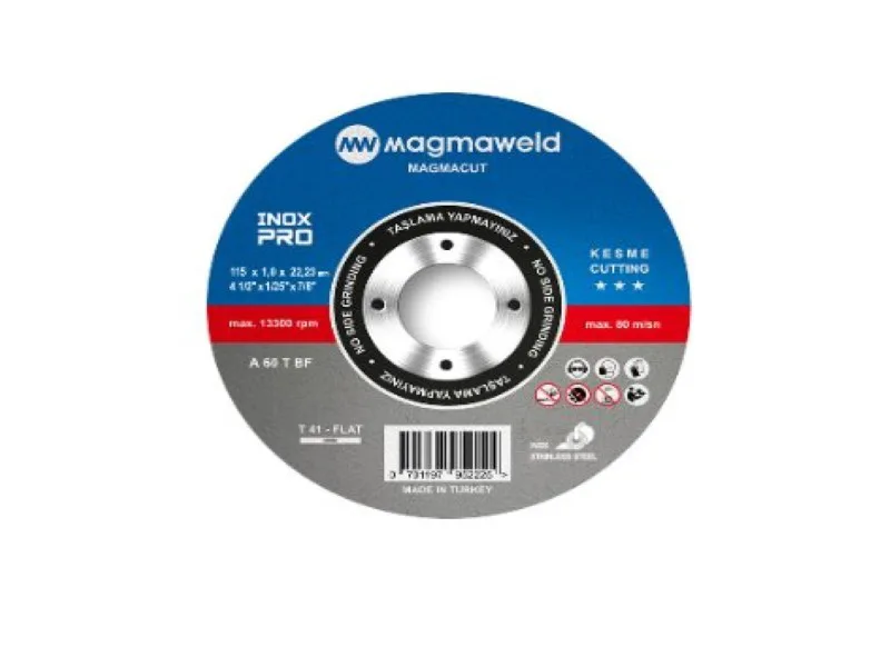 MAGMACUT İNOX KESME TAŞI 115*1*22(25 ADET)