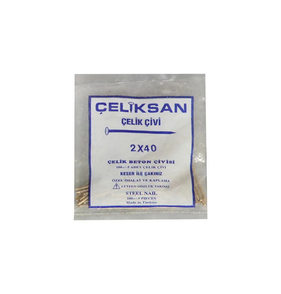 ÇELİKSAN ÇELİK ÇİVİ 2X40 SARI