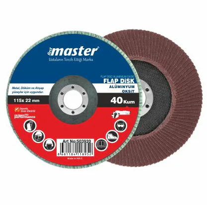 MASTER 115MM FLAP DİSK OKSİT ZIMPARA 40KUM