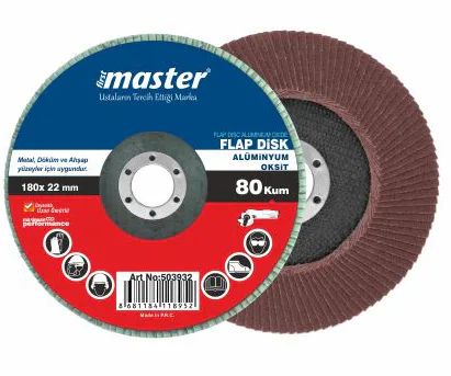MASTER 180MM FLAP DİSK OKSİT ZIMPARA 80 KUM