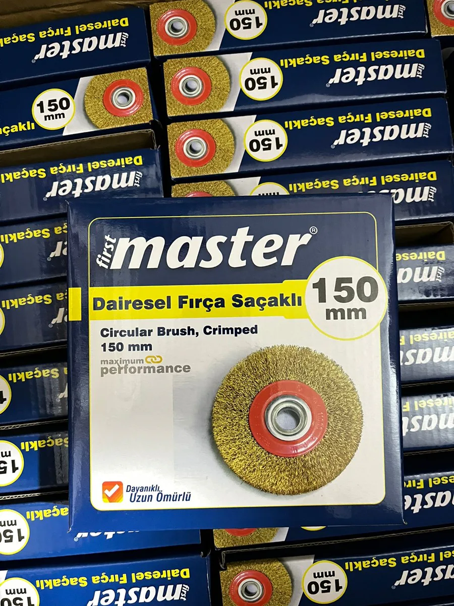 MASTER DAİRESEL FIRÇA SAÇAKLI 150 MM