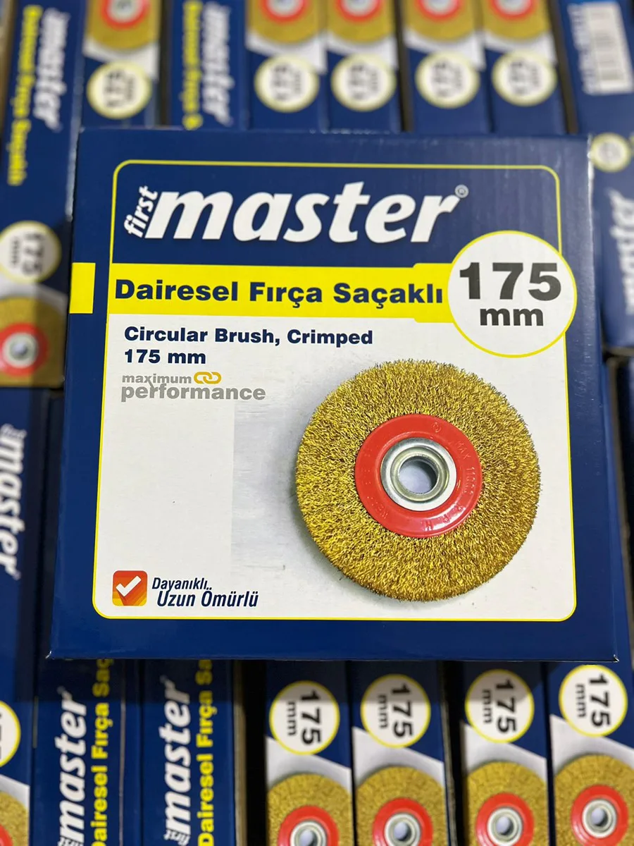 MASTER DAİRESEL FIRÇA SAÇAKLI 175 MM