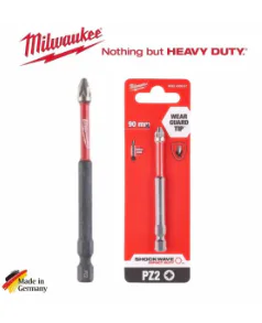 MİLWAUKEE BİTS UÇ PZ2 90MM 1Li PKT SHOCKWAVE