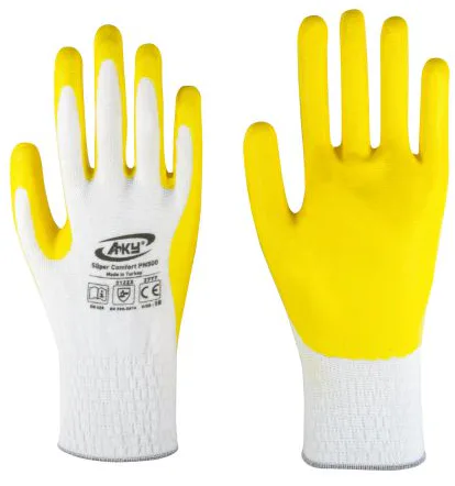 AKY ELDİVEN COMFORT SARI-BEYAZ PN500 NO: 10
