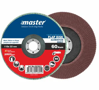 MASTER 115MM FLAP DİSK OKSİT ZIMPARA 60 KUM