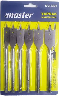 MASTER YAPRAK MATKAP UCU 6LI SET (12-24mm ARASI)