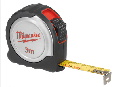 MİLWAUKEE ŞERİT METRE INOX GÖVDE 3/16MM