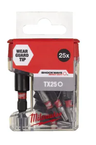 MİLWAUKEE SHW TUBE TİCTAC+MBH TX25 25MM-26PC