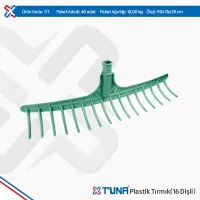 TUNA HANGAR PLASTİK TIRMIK (16 DİŞ)
