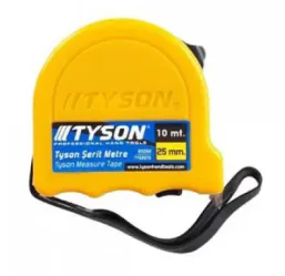 TYSON ŞERİT METRE 10*25 MM (12ad)
