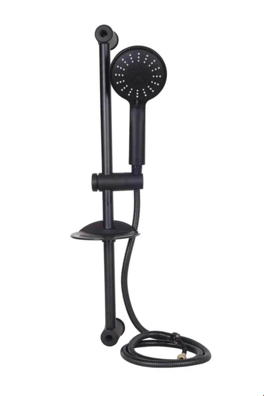 Atlas Oria Vega Siyah Sürgülü Duş Seti (S4060)