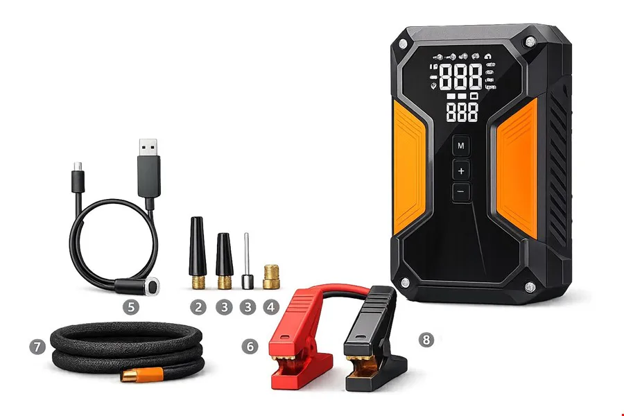 Be-Welt BHD846 Dijital Lastik Şişirme 4 in 1