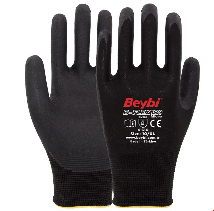 Beybi B-Fleks120 Köpük Eldiven No:10