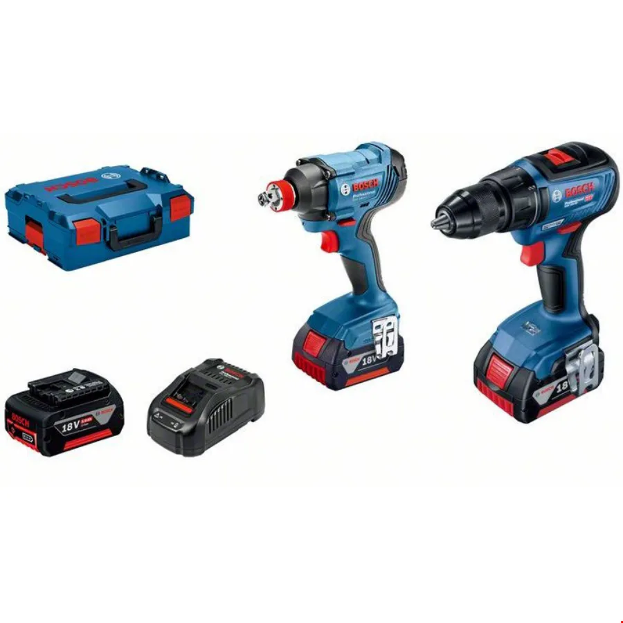 Bosch 06019G5227 Set GDX180LI+GSR18V-50 + 3 x 5ah akü