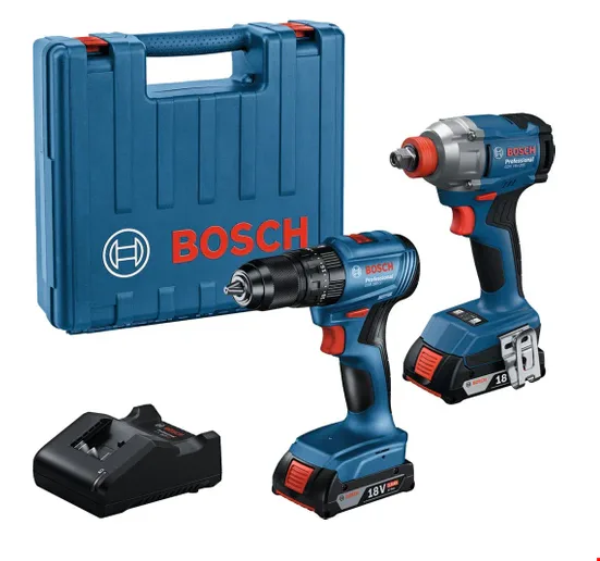 Bosch 06019N2124 Set GDX 18V-285 + GSB 185 LI 2*2.0 AH