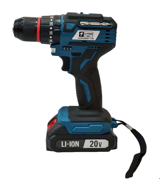 Catpower CAT1320 Akülü Darbeli Vidalama Kömürsüz 20w 2 AH 10mm