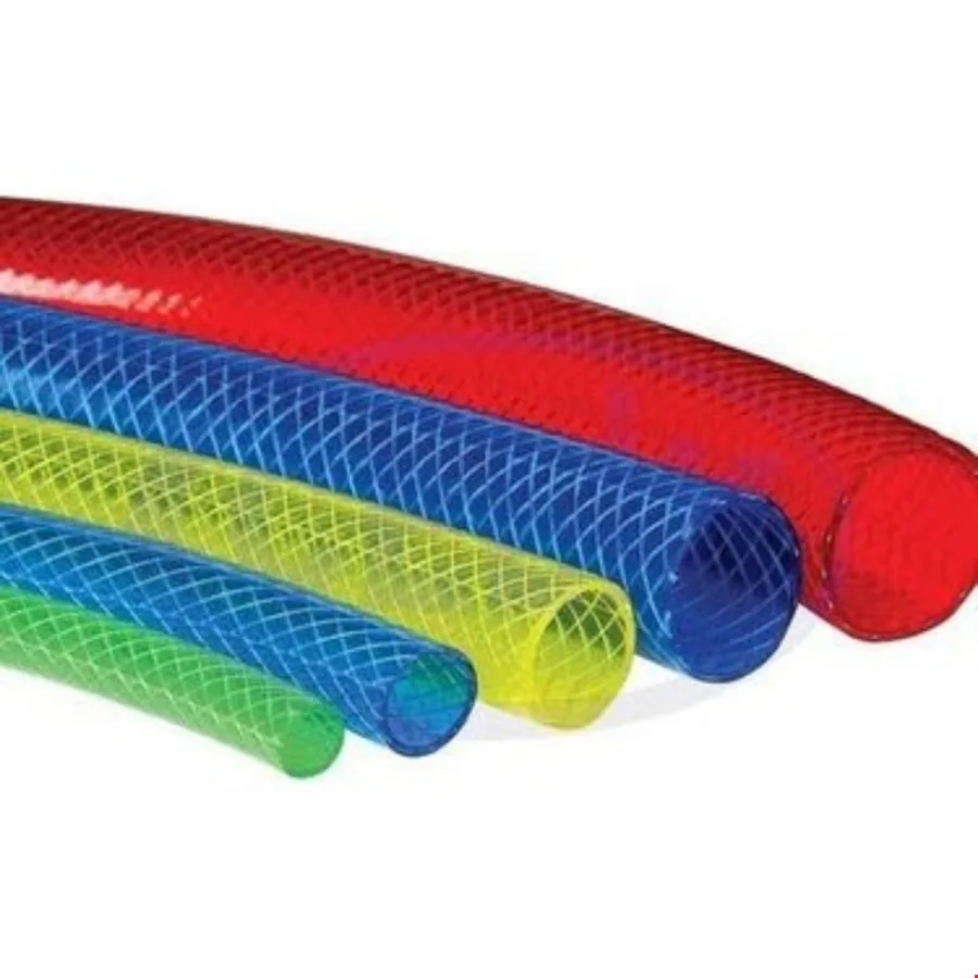Çelik Örgülü Hortum Şeffaf Eko 5/8" 100 mt