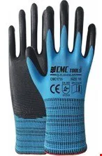 CMC 1723 Zebra Eldiven 1/2 Mavi Siyah