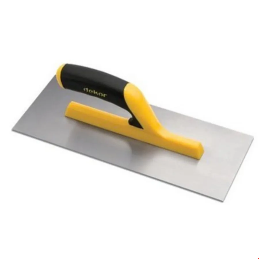 Dekor 094 Alçı Mala Açık Pls.Sap 35 cm Paslanmaz