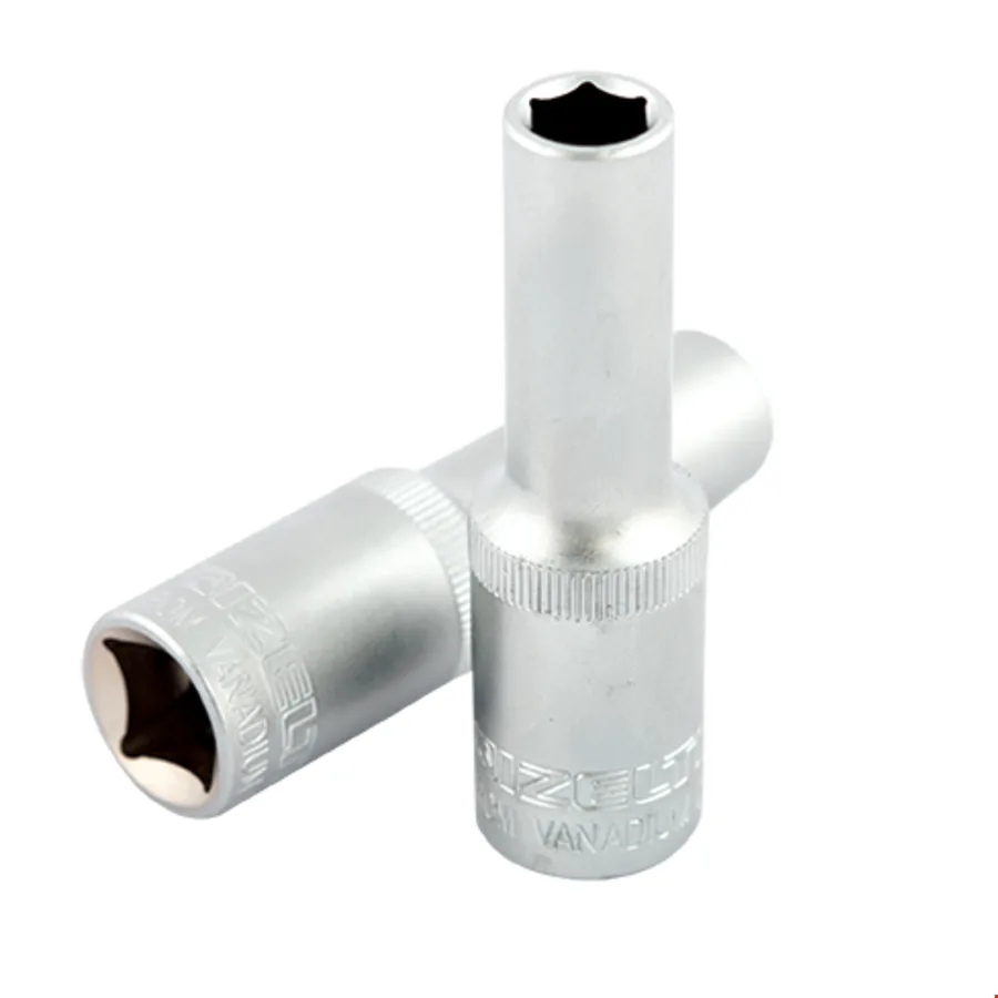 İzeltaş 1108 06 0017 Derin Lokma 6 Köşe 1/2 17mm