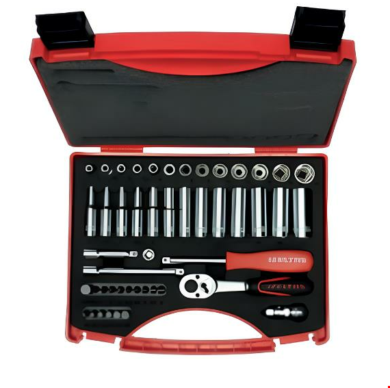 İzeltaş 14000005131 Altı Köşe Lokma Anahtar ve Bits Set 48 Prç