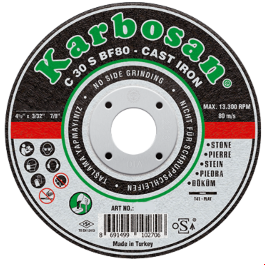 Karbosan SC Mermer Kesici 230x3.0x22 /910300