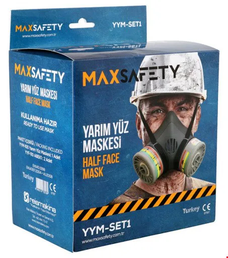 max safety maske seti YYM-100+YYF-110
