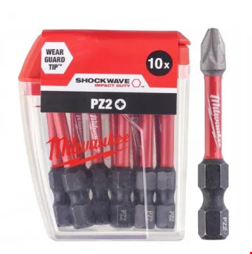 Milwaukee 4932430866 Bits Uç Pz2*50mm 10'Lu Paket