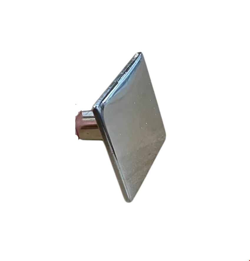 Nobel Kare Düğme Krom 40629