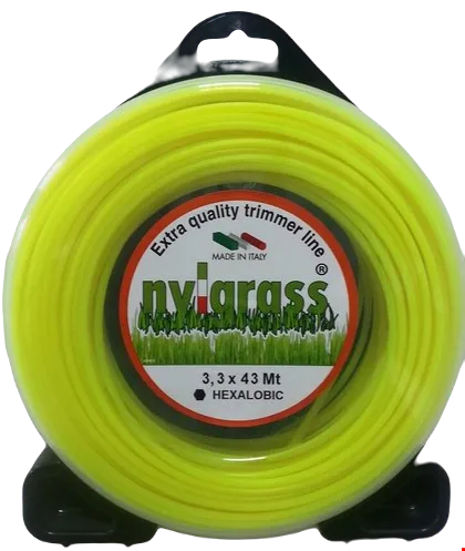 Nylgrass Altı Köşe Misina Sarı 3.3mm*43mt
