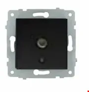 Ovivo 600-000317-231 Uydu F Dişi Kon.Modül+Kapak Metalik Siyah