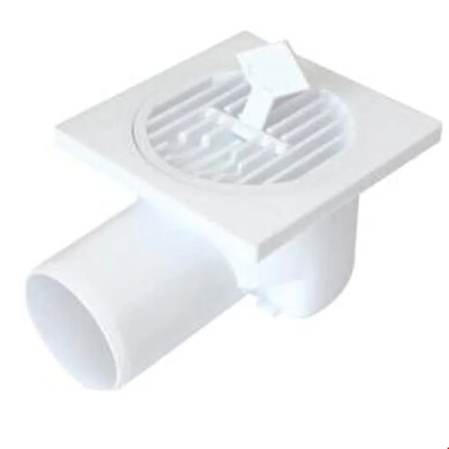 Özbest Plastik Yer Sifonu ( 10*10 ) 50 Lik Yandan Çıkışlı