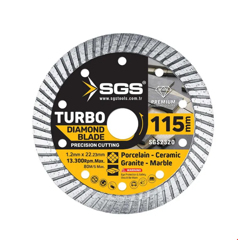 Öztürk SGS2320 Turbo Elmas Kesici 115x1,2mm