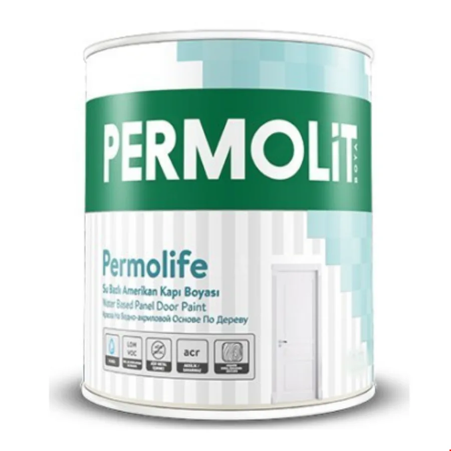 Permolit Amerikan Kapı Boyası 0.75 Lt Beyaz