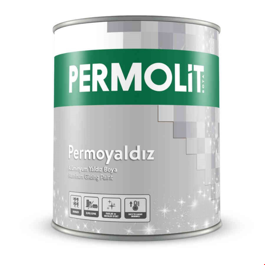 Permoyaldız Soba Boyası Alümünyum Yaldız 0,375 Lt