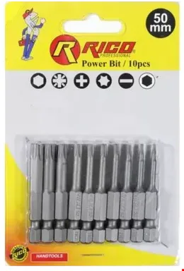 RICO KK1131 Torx Bits Uç Seti 50mm 10 Parça