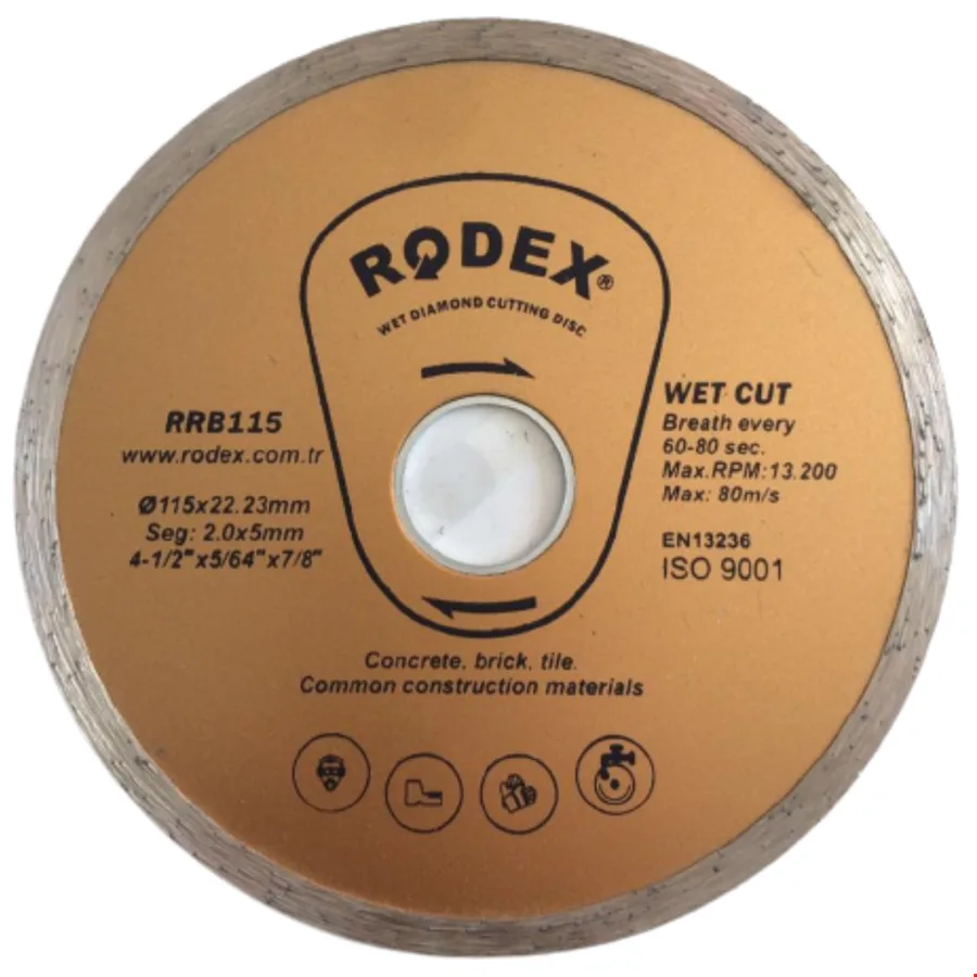 Rodex RRB115 Elmas Testere Sürekli 115x1.8x22.2