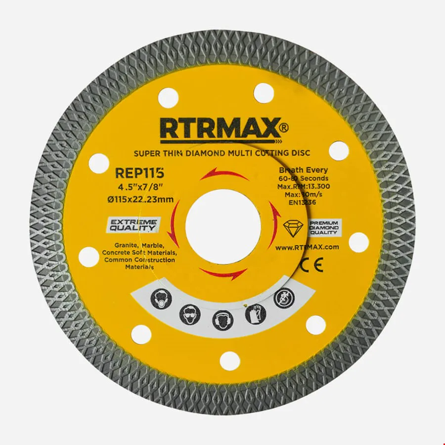 Rtrmax REP115 Çapraz Diş.Has.Kes.Elmas Testere 115