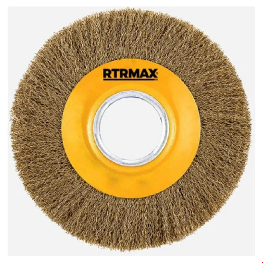 Rtrmax RH23125 Saçaklı Daire Tel Fırça 125 mm