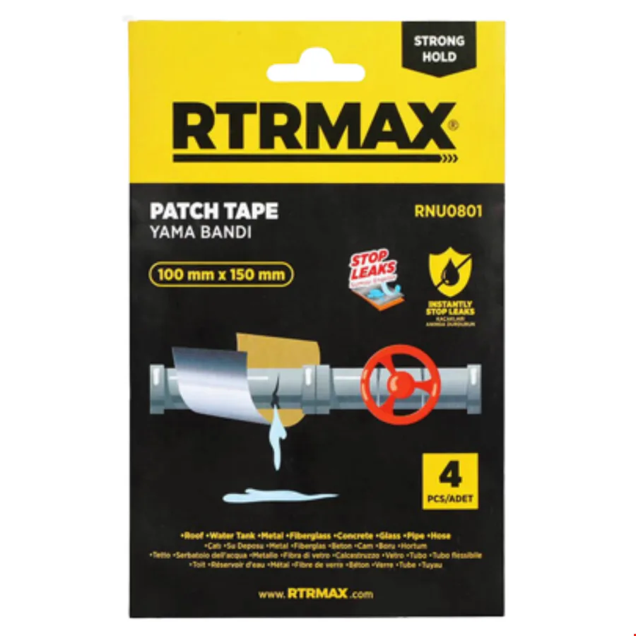 Rtrmax / RNU0801 Yama Bantı 4'lü 100mm*150mm