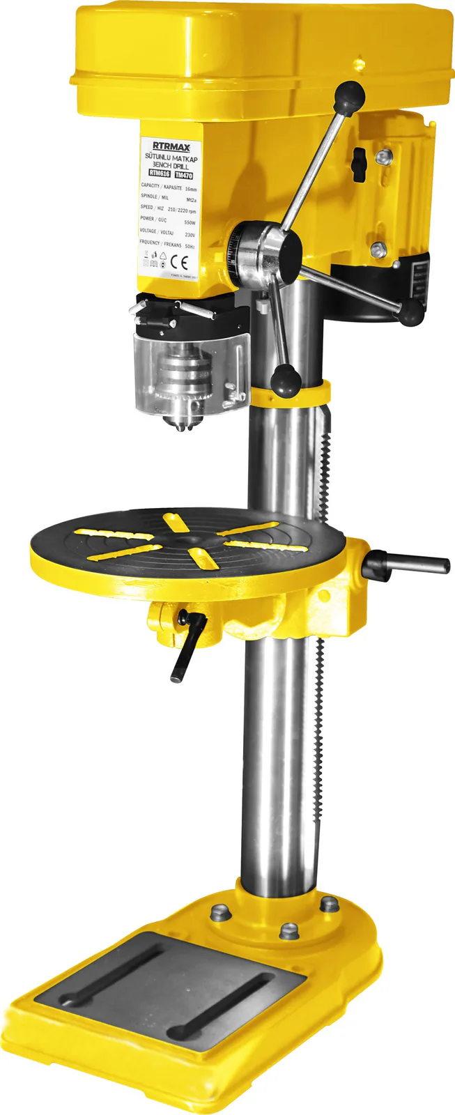 Rtrmax / Rtm616 Sütunlu Matkap 16mm 5500W