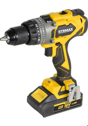 Rtrmax RTX3020 Akülü Darbeli Matkap Kömürsüz 150Nm 2*4 Ah