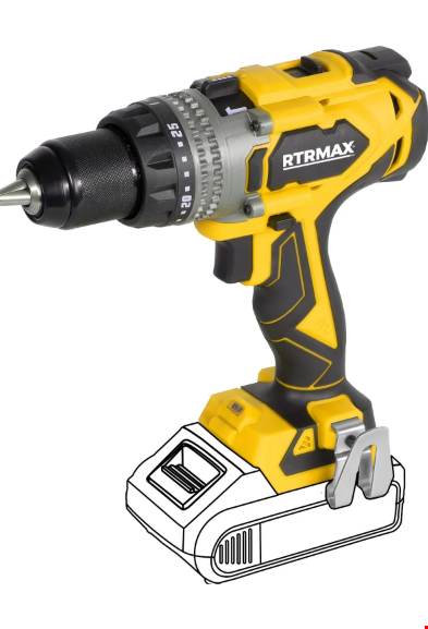 Rtrmax RTX3020B Akülü Darbeli Matkap Kömürsüz (Aküsüz)