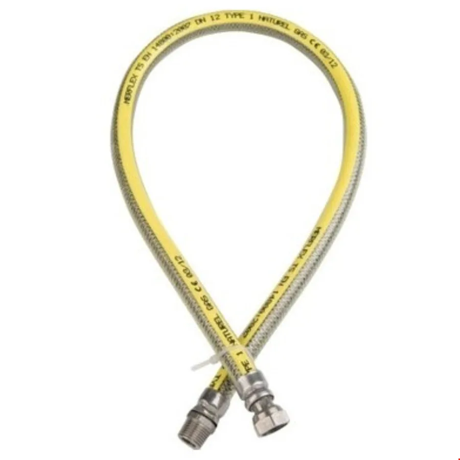 Şenpres Fleks Doğalgaz Hortumu 100 cm 1/2-1/2