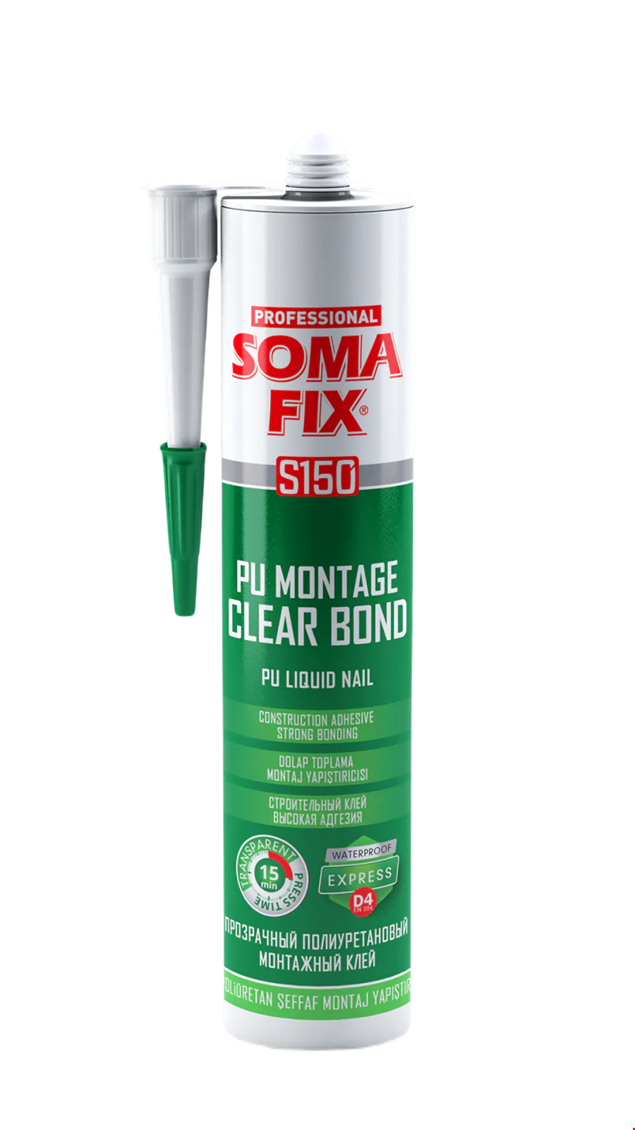 Somafix Pu M.Clearbond Sıvı Çivi 310ml