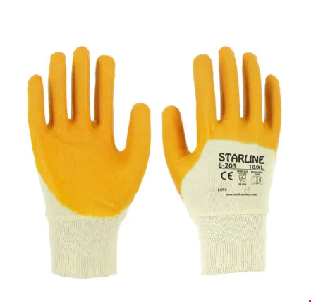 Starline E-203 Nitril Eldiven Sarı 10 No
